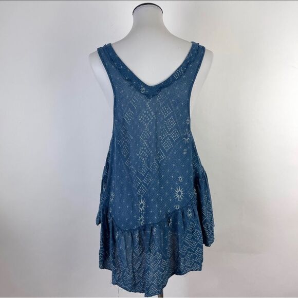 Free People Flowy Tunic Dress Sz XS - Picture 5 of 6